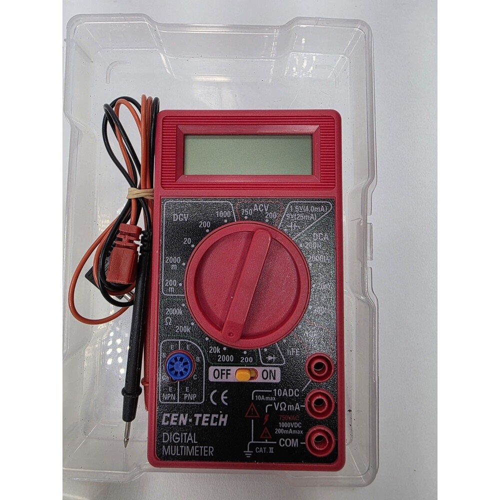 Cen-Tech 7 Function Digital Multimeter Tester Multi-tester AC/DC volt 90899 - Picture 3 of 5